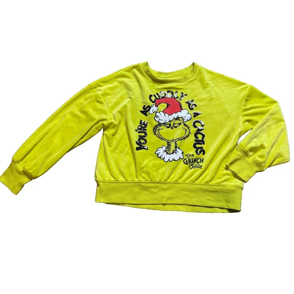 The Grinch Shirt Girls M 10 Justice 